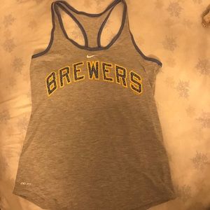 NIKE Brewers baseball tank